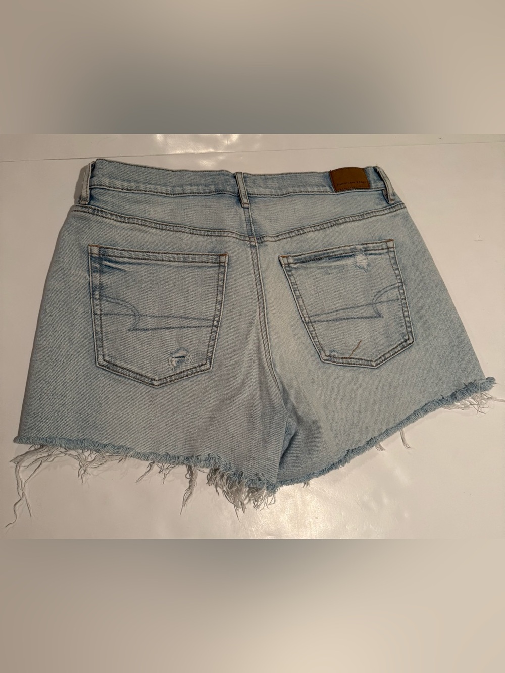 American Eagle Outfitters Light Wash Denim Cutoff Shorts